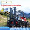Empilhadeira off-road empilhadeira diesel 3 toneladas 4 toneladas 5 toneladas caminhão de carga e descarga hidráulica equipado com uma variedade de empilhadeira off-road com tração nas quatro rodas