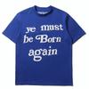 Moda de nicho para hombre transfronteriza marca de moda hip hop europeo y americano Kanye CPFM renacimiento estampado cuello redondo manga corta camiseta manga corta T-shi