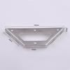 Suporte de canto em L de aço inoxidável, estrutura de suporte triangular, suporte triangular, suporte para prateleiras, conector para móveis, ângulo fixo reforçado de 90 graus