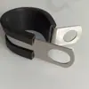Abrazadera de Tubo Tipo R Fija con Tornillo M10 304 Recubierta de Goma EPDM Abrazadera de Fijación de Cables para Tubería Corrugada