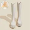 Botas Altas de Suela Gruesa, Botas Largas Forradas de Lana para Otoño e Invierno, Botas de Caballero, Botines Cortos Martin para Mujer, Botas Nuevas de Media Caña 2024