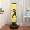 Saco de Boxeo Inflable de Pie para Fitness para Adultos y Niños, Saco de Arena de Boxeo para Alivio del Estrés, Saco de Arena Inflable para Ejercicio