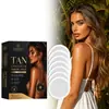 Parche de bronceado sin sol para uso al aire libre en verano, ligero, transpirable, fácil de aplicar, promueve un bronceado natural, adecuado para el cuidado diario, parche portátil