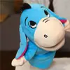 Marionetas de mano animales juegos de manos para calmar muñeca actuación león puede abrir la boca muñeco animal utilería para conferencias de jardín de infantes