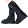 Cobre-sapatos de chuva para adultos são portáteis, à prova d'água, antiderrapantes, espessados e resistentes ao desgaste, adequados para homens e mulheres, para ciclismo e caminhada ao ar livre em dias chuvosos