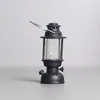 Lanterna de pônei vintage lâmpada de vela eletrônica luz noturna LED lanterna de querosene de Natal externa lanterna de vento portátil lanterna pequena