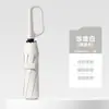 Paraguas creativo con hebilla de anillo de apertura manual al 70% de descuento, protección solar, doble uso para lluvia y sol, paraguas de negocio con recubrimiento negro, sombrilla de estilo japonés simple al por mayor