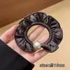 Nova Coleção Coreana de Scrunchies Plissados de Renda com um Toque de Luxo, Acessório de Prendedor de Cabelo Simples e Moderno com um Toque de Elegância