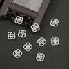 10 piezas precio aleación hueco pieza de flor pequeña soporte de flor estilo antiguo diy hecho a mano corona de pelo material de joyería accesorios fabricante mayorista