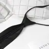 Estilo universitario estudiantes masculinos y femeninos 8cm perezoso japonés JK corbata pequeña femenina ins camisa sin cremallera corbata coreana moda