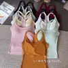Camiseta sin mangas de algodón acanalado estilo "Hot Girl" con hermoso diseño en la espalda, Ropa interior de verano para mujer con copas en el pecho, Corte ajustado, Favorecedora, Se puede usar como prenda exterior o como capa base