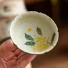Fábrica Verde Pavão Pedra de Fogo Vermelha Caneca Mestra Xícara de Chá Cerâmica Osmanthus Xícara Cônica Xícara de Chá Kung Fu Xícara de Chá Pequena Xícara Única