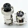 Conector de enchufe cuadrado para aviación GX12 2/3/4/5/6/7, para equipos mecánicos.
