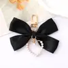 Ins Moda Nova Chegada Fita Arco Pingente Saco Chaveiro Pendurado Ornamentos Estilo Coreano Amor Pendurado Cadeia Acessórios