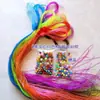 Nuevo Cuerda Trenzada de Plástico Hecha a Mano de Fibra de Vidrio Hueca Sólida Color Cristal Hilo para Abalorios Transparente Suave Lei De Zhu