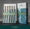 Palillos Vvt de Titanio Puro de Gama Alta, Modelo Nuevo para Uso en Casa y al Aire Libre, Vajilla Ecológica, Grado Alimenticio, Resistentes a Altas Temperaturas, Antideslizantes, Antibacterianos
