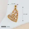Serie Transfronteriza Corazón Retro Accesorios para Colgante DIY Pendientes Colgantes Pendientes de Tachuela de Lujo Ligero Accesorios Colgante Individual