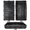 Bolsa de Herramientas de Ferretería Base de Plástico Una Pieza Duradera Alta Resistencia Impermeable Doble Capa Engrosada Fondo de Goma PVC