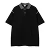 Camisa Polo Holgada de Manga Corta para Hombre, Camiseta a Cuadros con Bloques de Color de Moda para Verano, Camiseta Casual Estilo Europeo y Americano