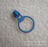 Precio de fábrica al por mayor en stock con cremallera de resina tirador de anillo grande tirador 16 colores No. Tirador de resina para cremallera de 3 piezas