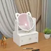 Tocador de Escritorio Caja de Almacenamiento para Cosméticos, Organizador de Productos para el Cuidado de la Piel y Joyería, Organizador de Maquillaje Multifuncional Tipo Cajón para el Hogar
