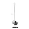 Aço Inoxidável 304 1010 Colher de Servir Estendida, Colher de Sopa, Espátula Pequena, Escumadeira, Colher para Fondue, Colher Coadeira, Concha de Sopa, Escorredor de Sopa