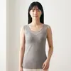 Novo colete quente de outono e inverno da Aiyang com bojos embutidos, não precisa usar sutiã, colete feminino atacado