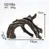 Madera marchita, corteza de árbol, tronco de árbol, cueva de lagarto serpiente, decoración de acuario pecera, decoración para mascotas reptiles, tocón de árbol simulado, madera a la deriva