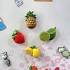 Imán de Nevera de Fruta Estéreo Simulado Creativo Relieve Adhesivo Magnético Dibujo Animado Lindo Abrebotellas Lámina de Succión Magnética Decoración del Hogar