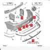 Adecuado para 13 años Parachoques trasero Peugeot 408 nuevo parachoques trasero 408 agujero para radar de banda 1609073580