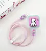 Adecuado para Cachorros Pequeños Apple 40W Dinámico Cargador Iphone17/17 Cubierta Protectora Carcasa Blanda Cubierta Protectora de Cable de Datos