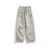 Calça de Esqui Grossa e Quente Izexx Tendência Outono/Inverno para Uso Externo, Calça Cargo à Prova de Vento e Repelente à Água, Calça Softshell para Homens e Mulheres