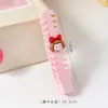 Mini Peine Lindo de Dibujos Animados, Peine Plegable Portátil para Niñas, Uso en Casa, Cabello Suave, Sin Nudos, Peine de Punta