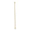 Cadena de extensión de aleación con cierre de langosta y cadena de cola, cadena ajustable, cadena de extensión para joyería DIY, accesorios para collar que combinan con todo, venta al por mayor