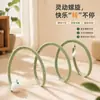 Túnel para gatos, juguete de plumas para gatos, juguete para gatos, autoentretenimiento, ratón de plumas, suministros para el consumo de energía de gatos mascota