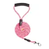 Cuerda de tracción para mascotas reflectante cuerda para perro mediano y grande cuerda de nylon anti-explosión cuerda para pasear perros suministros para mascotas en stock al por mayor