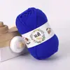 Bola de Lã de Algodão Leite Colorida Infantil Fofa para Bebê Iniciante Tricô Cachecol Material de Boneca Arte de Tricô à Mão DIY