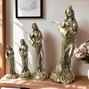 Escultura Estatua Diosa Griega de la Riqueza Fabricante Personalizado Decoración de Personaje Europeo Oficina Adornos de Suerte y Riqueza