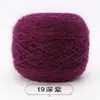 Grande Bola de Fio de Veludo de Esquilo com Fio de Seda Brilhante para Tricô à Mão, Cachecol, Chapéu, Xale de Mohair de Espessura Média Venda Direta Tricô à Mão