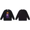 Suministro al por mayor de sudadera con cuello redondo de peso pesado de marca de moda de comercio exterior BAPE cabeza de mono, chaqueta de manga larga de tiburón, 13 sudaderas para hombre