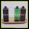 Botella cuadrada de PET, botella de 300 ml para aceites esenciales, botella pequeña para medicamentos para pescar, botella cuadrada de 300 ml, botella de recarga para desinfectante de manos