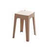 Taburete de Plástico para el Hogar Grueso Adulto Robusto Moderno Simple Comercial Silla de Comedor Taburete Alto Taburete Cuadrado Banco Apilable