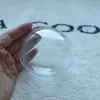 Sin agujero para colgar bola acrílica bola redonda bola hueca bola de plástico bola transparente cubierta de bola redonda caja de regalo presente decoración