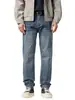 Ropa de Hombre Fengshe / Nueva Colección Primavera y Otoño 2026 Estilo Retro Americano Marca de Moda Jeans Rectos Ajustados Elásticos Pantalones Largos