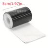 Tira protectora de umbral de puerta de coche pegatina de fibra de carbono nano 3D tira brillante de espejo retrovisor cinta antiarañazos película protectora impermeable