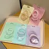 Gomas para el pelo de color dopamina para mujer, diademas dulces de cordón de teléfono, simples gomas elásticas para atar el pelo, alta elasticidad y cuerdas para el pelo duraderas