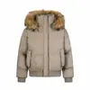Abrigo de Algodón Grueso Cálido con Cuello de Piel Retro Americano para Hombres y Mujeres, Nueva Chaqueta Holgada de Invierno Abrigo de Algodón Acolchado para Parejas