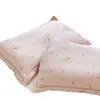 Funda de almohada de gasa arrugada de algodón para niños Funda de almohada de látex para bebé 30X50CM Funda interior para cojín de siesta de jardín de infancia