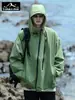 Jaqueta Masculina Tangkez Estilo Montanha para Exterior, Estilo Casal, Nova Jaqueta Casual Solta de Outono, Casaco de Caminhada