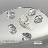 Adornos de diamantes para uñas de arte de uñas azúcar de roca blanco transparente huevo de paloma diamante de fondo puntiagudo diamante glaciar diamante desnudo diamante de vidrio joyería para uñas de arte de uñas lote